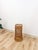 This charming vintage round wicker plant stand is a warm and practical boho and coastal decorative find. The finely woven...