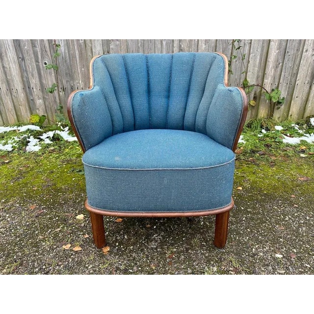 Danish Art Deco Lounge Chair, 1940s For Sale - Image 6 of 6