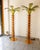 Baroque Palm Tree Floor Lamps in Brass & Murano Glass, Set of 2 For Sale - Image 3 of 17