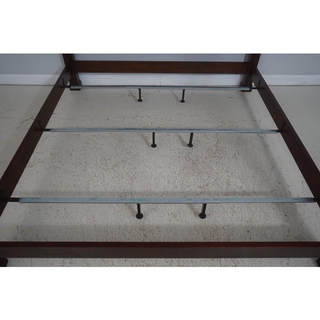 1990s Henkel Harris King Size Model 172 Mahogany Poster Bed For Sale - Image 5 of 17