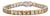 Certified 20.98 Ct Natural Citrine Statement Tennis Bracelet in 925 Silver Handmade Jewelry For Sale