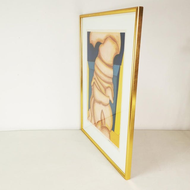 Allan Schmidt, Abstract Figure, Color Lithograph, 1971 For Sale - Image 12 of 14