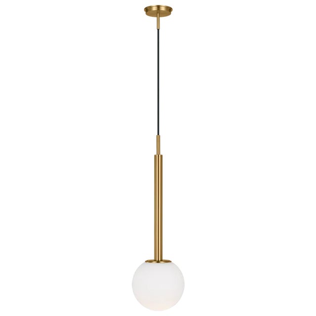 The Nodes one light indoor pendant in burnished brass provides abundant light to your home, while adding style and...