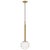The Nodes one light indoor pendant in burnished brass provides abundant light to your home, while adding style and...
