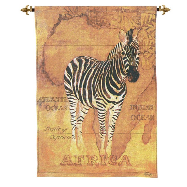 This beautiful tapestry is woven on a jacquard loom by skilled weavers, keeping alive the centuries old tradition of...