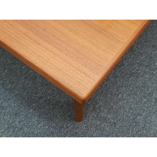 Brown Danish Teak Coffee Table, 1960s For Sale - Image 8 of 9