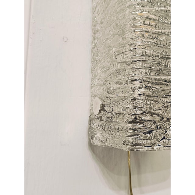 Murano Glass Wall Lamp from Kaiser Leuchten, Germany, 1970s For Sale - Image 4 of 8