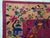 Early 20th Century 1920s Dark Pink Floral Antique Chinese Art Deco Rug 6' X 8'8" Handknotted Wool Carpet For Sale - Image 5 of 6