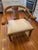 Chinoiserie Vintage Schnadig James Mont Style Horseshoe Chair - Mid Century Chinoiserie For Sale - Image 3 of 9