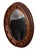 Traditional Small English Oval Wood Mirror in the Regency Style (H 13 1/4 X W 11 1/8) For Sale - Image 3 of 6