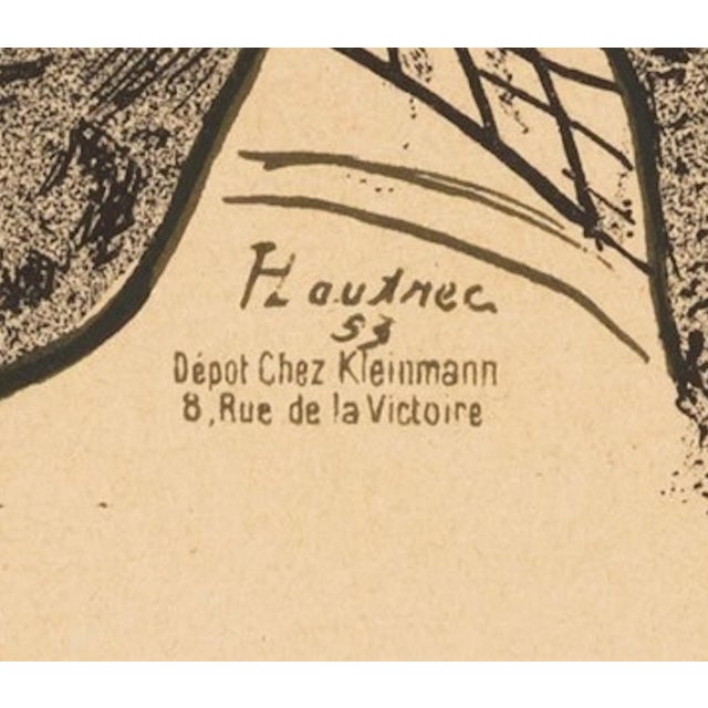 Henri de Toulouse-Lautrec, Jane Avril: Jardin de Paris from Les Maîtres de L'Affiche, 1898, Original Lithograph For Sale - Image 7 of 11