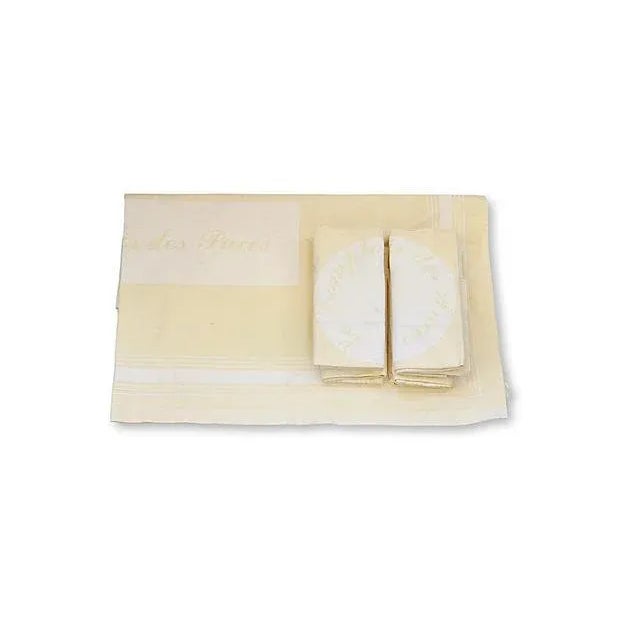 French Provincial Vintage French Café Linen Set – Comptoir Des Puces, Saint-Ouen For Sale - Image 3 of 4