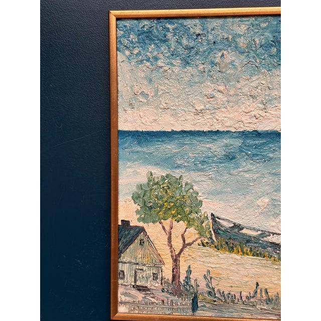 Stig Allan, Landskrona, 1950s, Oil on Panel, Framed For Sale - Image 17 of 18
