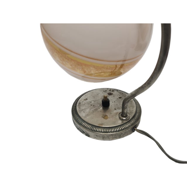Art Deco Bedside Lamp, Belgium, 1950s For Sale - Image 6 of 14