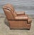 Late 20th Century Hancock & Moore Savannah Saddle Tan Leather Club Chair Arm Chair With Matching Ottoman For Sale In Cleveland - Image 6 of 12