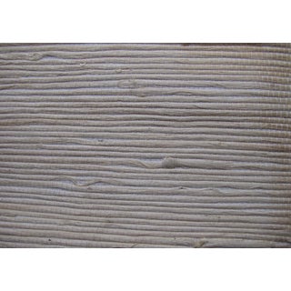 Schumacher White Grasscloth Wallpaper For Sale