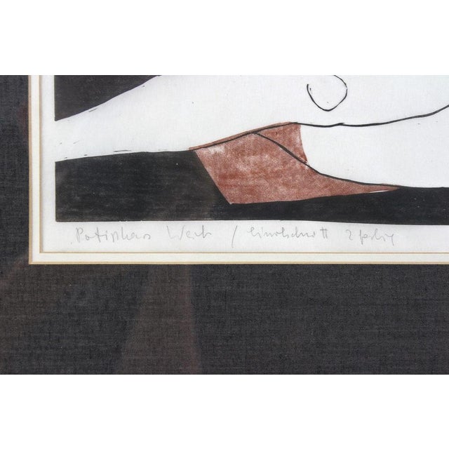 Black Peter K., Patinka's Work, Two Colour Linocut, 1970 For Sale - Image 8 of 18