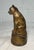 Figurative Antique 1900's Ac Williams Hand Painted Cast Iron Gold Circus Cat Still Bank For Sale - Image 3 of 10