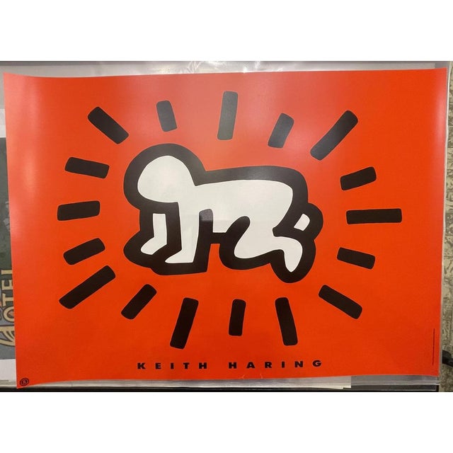 Paper Radiant Baby Fotofolio Edition Poster by Keith Haring, 1998 For Sale - Image 7 of 7