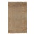 Antique Distressed Khotan Rug in Brown & Gold Geometric Design - Rug & Kilim For Sale