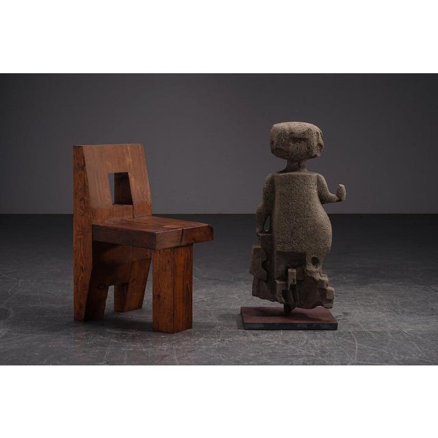 Pol Spilliaert (1935-2023) title: ' The girl from Adrienne' period: 1963 origin: Belgium dimensions (cm): h95 x w40 x d30...