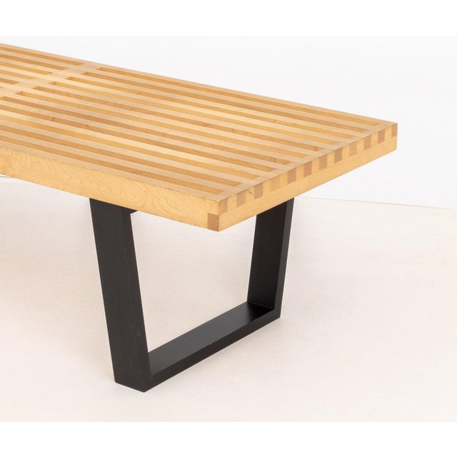 George Nelson for Herman Miller Slat Bench For Sale In New York - Image 6 of 10