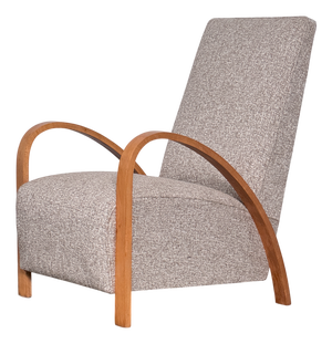 French Art Deco Armchair with High Backrest, 1930s
