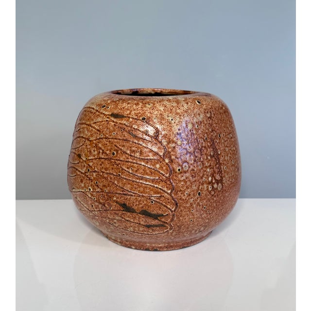Ceramic Modernist Sculptural Studio Ceramic Art Vase from Helma Klett, Germany, 1950s For Sale - Image 7 of 18