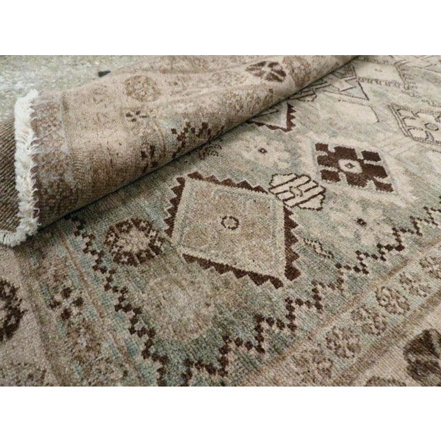 Brown Galerie Shabab Collection Early 20th Century Persian Kurdish Bidjar Accent Rug For Sale - Image 8 of 8