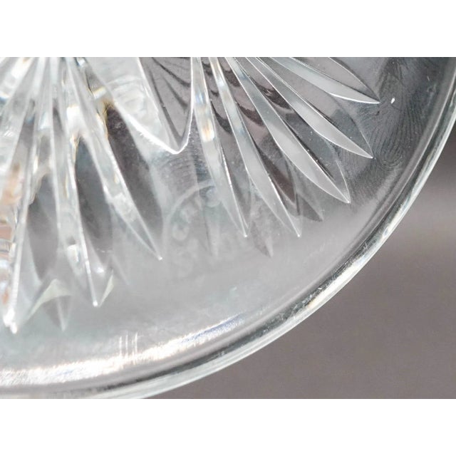 Mid 20th Century St. Louis France Florence Pineapple Cut Crystal Wine Decanter With Stopper For Sale - Image 10 of 10