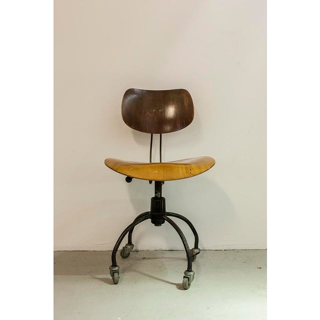 1950s Office Chair by Egon Eiermann for Wilde Spieth For Sale - Image 5 of 5