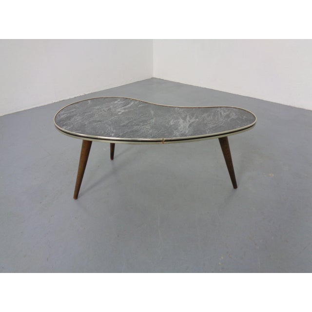 Wood Tripod Kidney Side Table, Germany, 1960s For Sale - Image 7 of 18