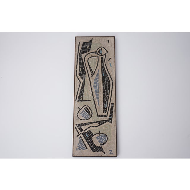 Mid-Century Modern Mosaic Wall Plate by R. Zimmermann for Ritter, 1950s For Sale - Image 13 of 13