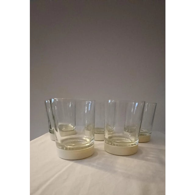 Mid-Century Modern David Douglas Rocks Glasses With Built in Coasters- Set of 5 Glasses, 5 Coasters For Sale In Denver - Image 6 of 6