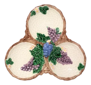 Vintage Takahashi San Francisco Grapes Platter