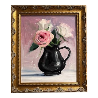 Original Impressionist English Oil Painting, Signed & Framed For Sale