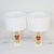 Vintage Italian Murano Glass Lamps, 1970s, Set of 2, in Very Good conditions. Designed 1970 to 1979 European Plug (up to...