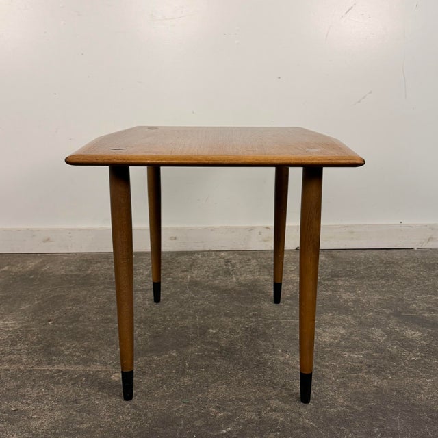 Mid 20th Century Vintage Dux Side Table – Scandinavian Modern For Sale - Image 5 of 12