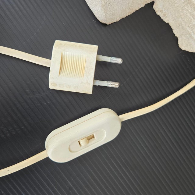 Vintage Stone Pyramid Table Lamp, 1970s For Sale - Image 10 of 15