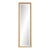 Late 20th Century French Louis XVI Style Giltwood Beveled Floor Mirror For Sale