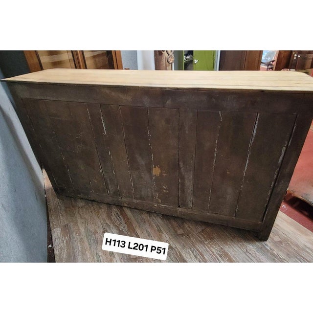 Louis XV Buffet in Wood with Air-Abrasive Finish For Sale - Image 6 of 7