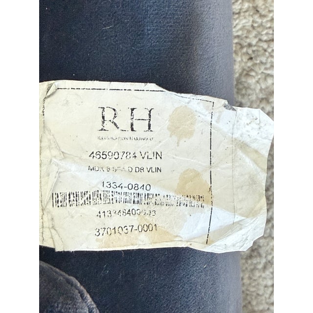 RH (Restoration Hardware) Maxwell Bench-Cushion Sofa — 8’ | Navy Velvet | Classic Depth One of Restoration Hardware’s most...