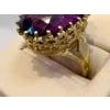 11 Carat Amethyst Cocktail Ring in 14 Karat Yellow Gold 7.2 GmSize 5.25 For Sale - Image 16 of 18