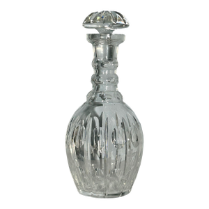 Vintage Traditional Style Cut Crystal Decanter W/Stopper