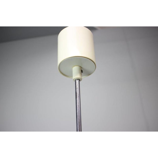 1970s Vintage Czechoslovakian Opaline Glass Pendant Lamp, 1970 For Sale - Image 5 of 9
