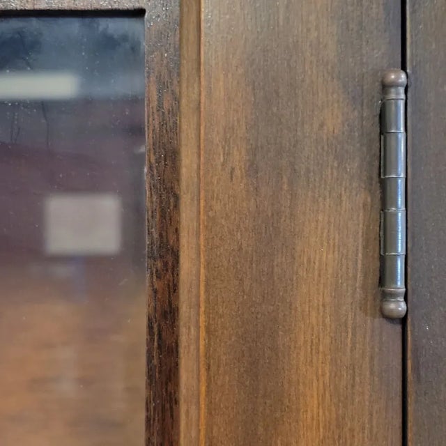 Brown Antique North-Western American Chippendale Mahogany Secretary For Sale - Image 8 of 12