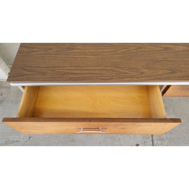 Vista of California Industrial Style Mid-Century Modern Desk For Sale - Image 13 of 18