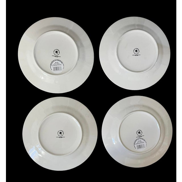 Cabin Royal Norfolk Winter, Woodland Christmas or Cabin Dinner Plates. Set of 10 For Sale - Image 3 of 8