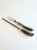 Antique Sterling Silver Mounted Stag Horn Carving Set, Meat Fork and Sharpening Steel For Sale - Image 4 of 15