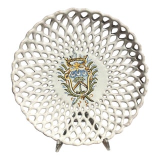 Pierced Crespina from Faenza, 1650s For Sale